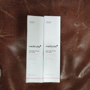 Medicube Pore Pink Peptide Eye Cream - White and Pink